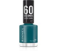 Rimmel 60 Seconds Super Shine smalto per unghie colore 104 True Blue 8 ml