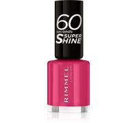Rimmel 60 Seconds Super Shine smalto per unghie colore 323 Funtime Fuchsia 8 ml