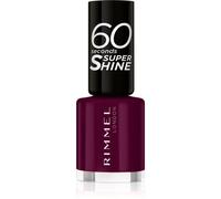 Rimmel London 60 Seconds Super Shine smalto per unghie ad asciugatura rapida 8 ml tonalità 712 Berry Pop
