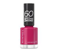 Rimmel 60 Seconds Super Shine Smalto, Smalto asciugatura rapida, Colore vibrante, A lunga tenuta, 8 ml, 152 Coco Nuts for You
