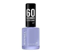 Rimmel 60 Seconds Super Shine Smalto, Smalto asciugatura rapida, Colore vibrante, A lunga tenuta, 8 ml, 558 Go Wild Ern Ness