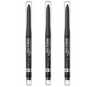 Rimmel Exaggerate Shine On Smokeys Gel Eyeliner Matita Occhi Nero 001 28G x 3