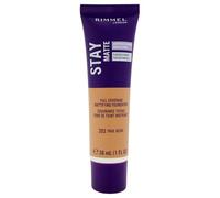 Rimmel Fondotinta Stay Matte, Mousse Opacizzante a Lunga Tenuta per Pelli Grasse e Miste, 203 True Beige, 30 ml
