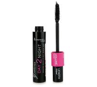 Rimmel London Day 2 Night mascara doppio volumizzante e allungante 9,5 ml tonalità 001 Black donna