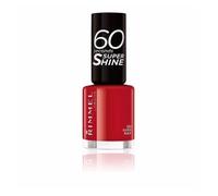 Rimmel London 60 Seconds Super Shine Nail Polish 320-Rapid Ruby 8ml