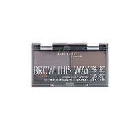 Rimmel London Brow This Way Eyebrow Sculpting Kit 002-Mild Brown
