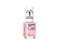 Rimmel London Super Gel French Manicure STEP1 smalto gel per unghie effetto french manicure 12 ml tonalità 091 English Rose