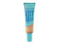 Rimmel London Kind & Free GLOW IT UP Fondotinta Idratante, 160, Vanilla, Lenisce la pelle sensibile, Colorito sano e luminoso, Idrata per tutto il giorno, 30 ml
