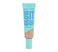 Rimmel London Kind & Free Glow It Up Moisturising Skin Tint fondotinta idratante per pelli sensibili, secche e normali 30 ml tonalità 210 Golden Beige