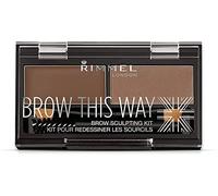 Rimmel London Kit Sopracciglia Brow This Way - Sopracciglia Perfette in 3 Step - Medium Brown - 17.2 g