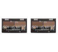 Rimmel London Kit Sopracciglia Brow This Way - Sopracciglia Perfette in 3 Step - Medium Brown - 17.2 g (Confezione da 2)