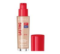 Rimmel London Lasting Finish 25 Ore, Fondotinta Coprente Liquido a Lunga Durata SPF 20, True Ivory, 30 ml