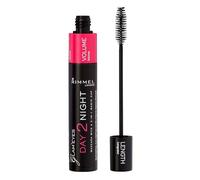 Rimmel London Mascara Day 2 Night, Formula Modulabile per Lunghezza e Volume Estremo, 001 Nero/Black, 9,5 ml
