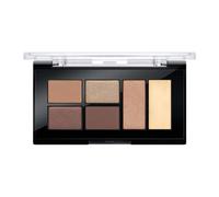 Rimmel London, Mini Power Palette 3 in 1 con Ombretti per Occhi ed Illuminanti Viso e Labbra, 001 Fearless