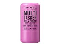 Rimmel Multi-Tasker Jelly Crush Blush e Lip Stain, Profumazione all'anguria, Formula leggera e idratante, 8.5 g, 100 Pink Dash