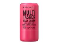 Rimmel Multi-Tasker Jelly Crush Blush e Lip Stain, Profumazione al lampone, Formula leggera e idratante, 8.5 g, 200 Pink Sublime