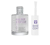 Rimmel London Nail Base e Top Coat Trasparente 5 in 1 per Smalto Unghie, Rinforzante. Levigante. Fissante. Protettivo. Pro-Crescita, 12 ml