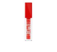 Rimmel Oh My Gloss!, 004 Vivid Red, Olio per Labbra, Non-Appiccica, Boost di Idratazione, Idratante e Comfortevole, Facile da Applicare, Formula Vegana, 6ml