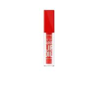 Rimmel Oh My Gloss!, 004 Vivid Red, Olio per Labbra, Non-Appiccica, Boost di Idratazione, Idratante e Comfortevole, Facile da Applicare, Formula Vegana, 6ml