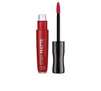 Rimmel London Rossetto Opaco Stay Matte, Formula Liquida Waterproof, No Transfer a Lunga Durata, Fire Starter, 5.5 ml