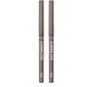 Rimmel London ScandalEyes Exaggerate Eye Definer, Matita Occhi Automatica Waterproof a Lunga Durata dal Colore Intenso e Tratto Ultra Preciso, 006 Taupe (Confezione da 2)