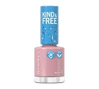Rimmel London, Smalto KIND & FREE, Formula Delicata a Base Vegetale, Rinforzante, Cruelty-Free e Vegano, 154 Milky Bare
