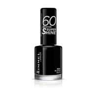 Rimmel London 60 Seconds Super Shine smalto per le unghie 8 ml Tonalità 900 rita´s black