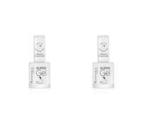Rimmel London Smalto Unghie Super Gel French Manicure, Nail Polish Effetto Gel a Lunga Durata, 090 Porcelain, 12 ml (Confezione da 2)