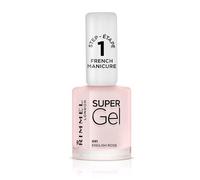 Rimmel London Super Gel French Manicure STEP1 smalto gel per unghie effetto french manicure 12 ml tonalità 091 English Rose