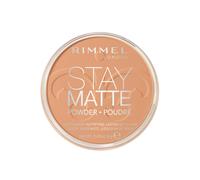 Rimmel London Stay Matte - 021 Nude - Cipria compatta leggera ad alta coprenza e controllo della lucentezza 0,49 oz