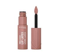 Rimmel London, Thrill Seeker Lip Latex, Rossetto liquido, Lucidalabbra, Colore labbra, Rossetto con acido ialuronico, Tinta labbra, Morbidezza e lucentezza, Vitamina E, Aloe Vera, 6 ml, 650 Mindful