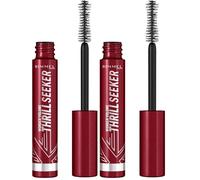 Rimmel London Wonder Volume Thrill Seeker, Mascara Volume Elettrizzante e Sensazione di Leggerezza che sfida la gravità, 001 Extreme Black, 8 ml (Confezione da 2)