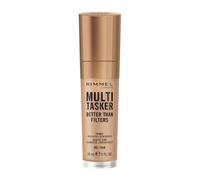 Rimmel Multi-Tasker Better Than Filters, 001 Fair, Primer Viso, Glow Booster e Illuminante, Formula Vegana, Leggera, Antietà, Pigmenti che Riflettono la Luce, Maxi Applicatore Soft-Touch, 30ml