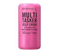 Rimmel Multi-Tasker Jelly Crush Blush e Lip Stain, Profumazione alla fragola, Formula leggera e idratante, 8.5 g, 150 Red Pepper