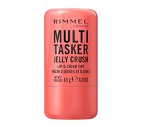 Rimmel Multi-Tasker Jelly Crush Blush e Lip Stain, Profumazione alla pesca, Formula leggera e idratante, 8.5 g, 300 Peachy Punch