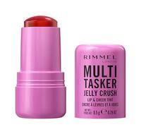 Rimmel Multi-Tasker Jelly Crush Blush e Lip Stain, Profumazione all'anguria, Formula leggera e idratante, 8.5 g, 100 Pink Dash