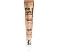 Rimmel Multi-Tasker Wake Me Up Foundation and Concealer 20ml (Various Shades) - 025 Rose Ivory 025 Rose Ivory
