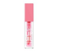Rimmel Oh My Gloss!, 001 Pink Flush, Olio per Labbra, Non-Appiccica, Boost di Idratazione, Idratante e Comfortevole, Facile da Applicare, Formula Vegana, 6ml