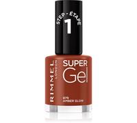 Rimmel Super Gel smalto gel per unghie senza lampada UV/LED colore 075 Amber Glow 12 ml