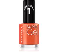 Rimmel London Super Gel STEP1 smalto per unghie in gel 12 ml Tonalità 096 heatwave away