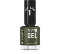 Rimmel Super Gel, 101 Paradise Valley, Smalto a lunga tenuta, Applicazione facile, Manicure effetto gel, Resistente alle scheggiature, Formula clean, 12 ml