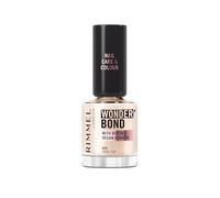 Rimmel Wonder'bond Care+Color Smalto, 002 Tank Top, Rigenera le unghie, Con Biotina e Cheratina Vegana, Modulabile, 12 ml