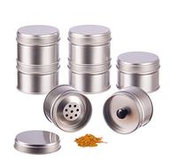 Rimoco Barattolini per spezie con Coperchio Interno aggiuntivo, impilabili, Realizzati in Materiale di Alta qualità, 12 Pezzi
