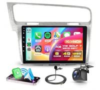 Rimoody 6G+128G 8 Core Android 15 Autoradio per VW Golf 7 2013-2017 10.1" Stereo Auto VW Golf VII con Carplay Android Auto Senza Fili FM/RDS/EQ/DSP Mirror Link Bluetooth WiFi GPS Telecamera Posteriore