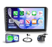 Rimoody 6G+128G 8 Core Android Autoradio per Audi A3 S3 RS3 8P 8VS 8PA 2003-2012, 9 Pollici Schermo co Carplay Android Auto Senza Fili Bluetooth FM/RDS/EQ/DSP WiFi GPS Panoramica a 360° Retrocamera