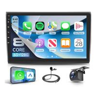 Rimoody 8 Core 6G+128G Android Autoradio per FIAT Bravo 2007-2014 Wireless Carplay Android Auto GPS Navi WiFi 360° Panorama, 9 Pollici Touchscreen Bluetooth FM/RDS/DSP EQ/USB/SWC Telecamera Posteriore