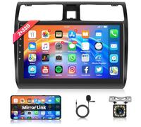Rimoody Android Autoradio per Suzuki Swift 2003-2010 10.1 Pollici 2.5D Touchscreen Autoradio con Mirror Link Bluetooth WIFI Navi GPS FM USB Gestore dei File Comandi al Volante Telecamera Posteriore