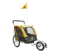 Rimorchio 3 in 1 per bambini M-Wave Stalwart Jaune
