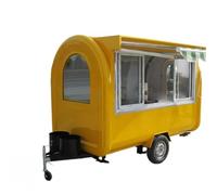 Rimorchio alimentare con configurazione completa della cucina, Camion mobile dell'alimento per la vendita su strada, Rimorchi di concessione di alimenti personalizzati in vendita, Carrello di hot dog