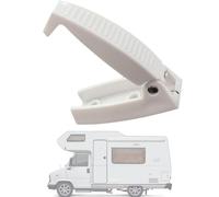 Rimorchio da Campeggio, RV, , Bianco, Clip in ABS, Apriportello, Viaggio, Supporto Scompartimento Serratura, Accessori, Stoccaggio Esterno da Campeggio Durevole, Sicuro, Catch, Supporto Esterno